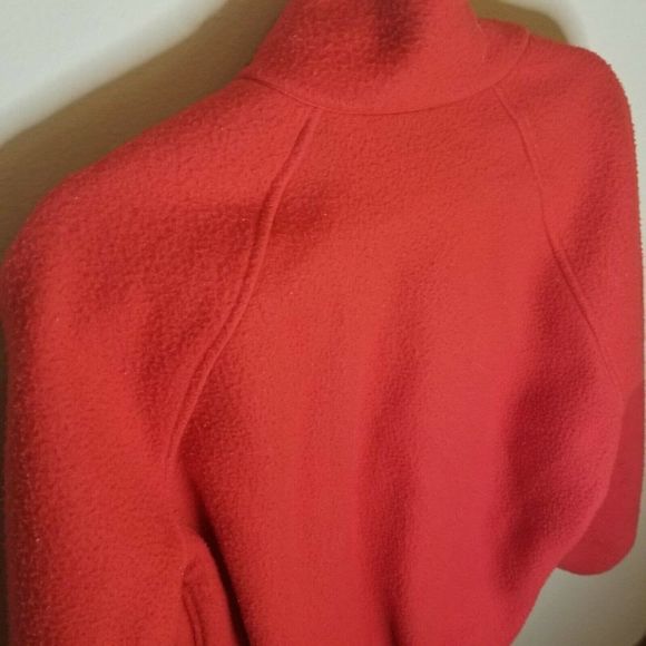 Vintage Columbia Fleece Pullover Sweatshirt Unisex Red Collar Oregon USA vintage - Picture 2 of 12